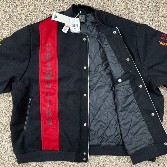 Adidas Grambling State University Tigers Dugout Jacket IU4742, Men's 2XL (New) - Picture 10 of 16